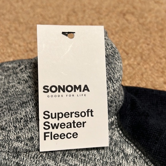 BRAND NEW! Men's Large Sonoma Modern-Fit Sweater Fleece Mockneck Pullover - Picture 3 of 3
